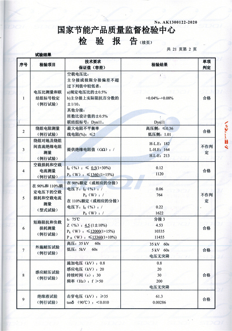 高低压试验报告-S11-1250黄骅黄骅黄骅油浸式变压器-2.jpg